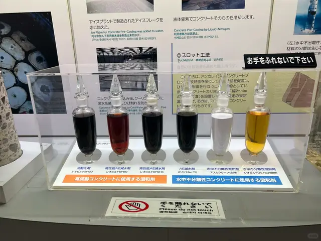 建桥用混凝土外加剂的展品